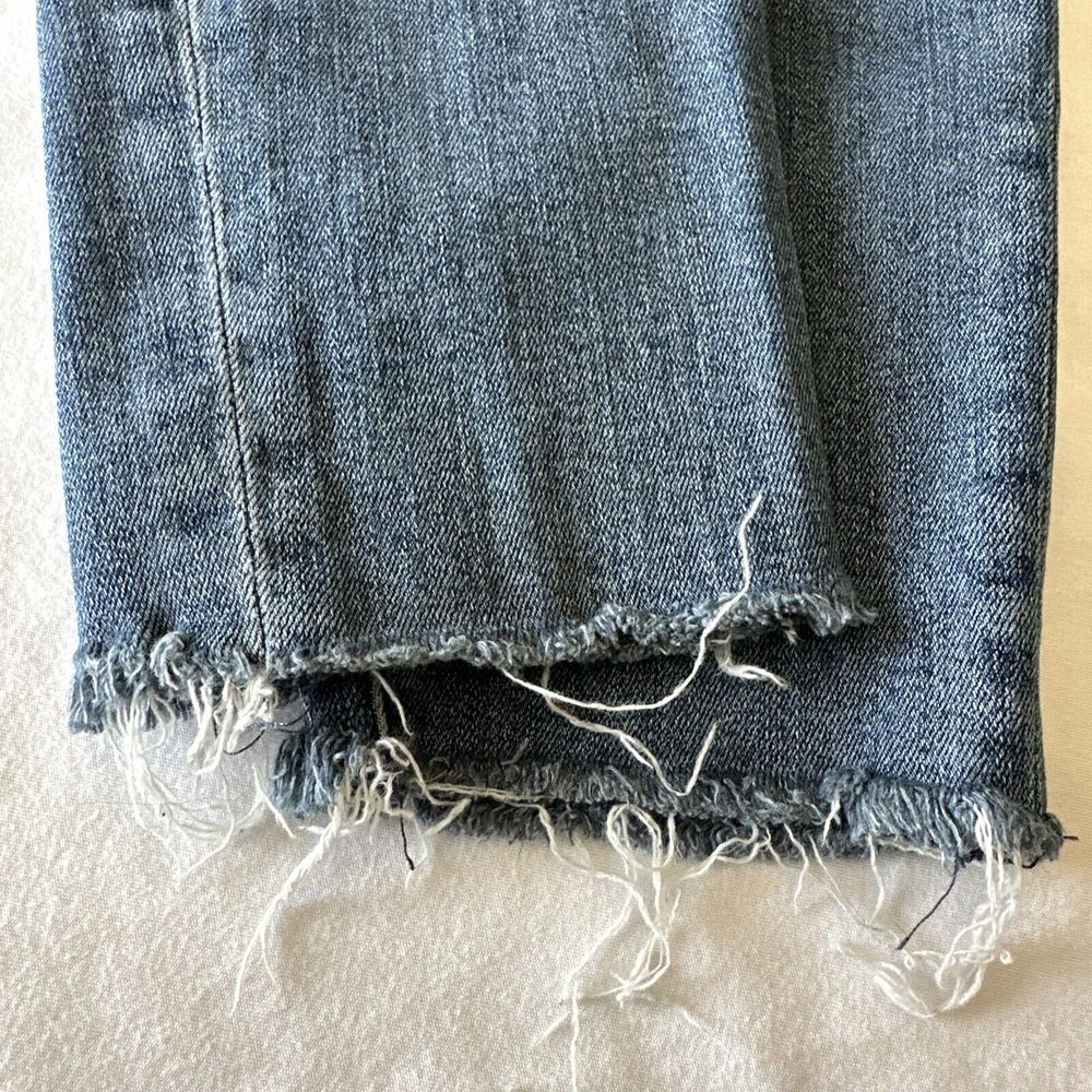 FRAME Women's Le Skinny De Jeanne Dark Wash Jeans Size 27 Distressed Stretch - Picture 9 of 12